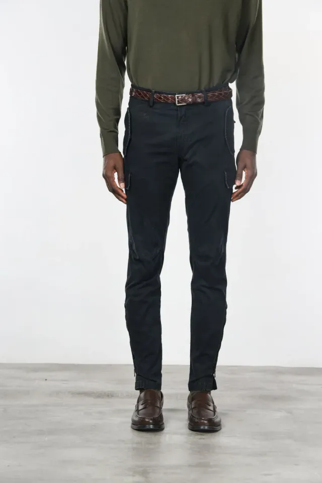 Mason's Bolivia cargobukser antracit regular fit