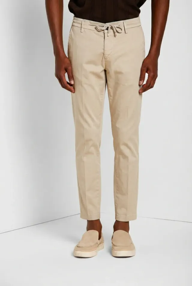 Mason's Milano Jogger Travel chino beige extra slim