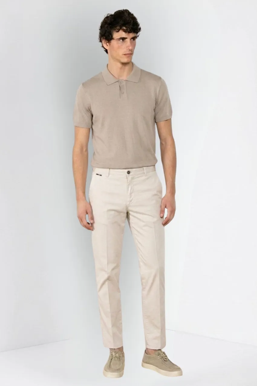 Mason's Madison M74 chinobukser stucco twill carrot