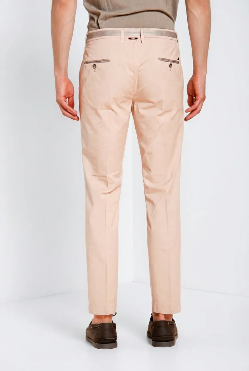 Mason's Torino 1 Pinces chinobukser pink slim