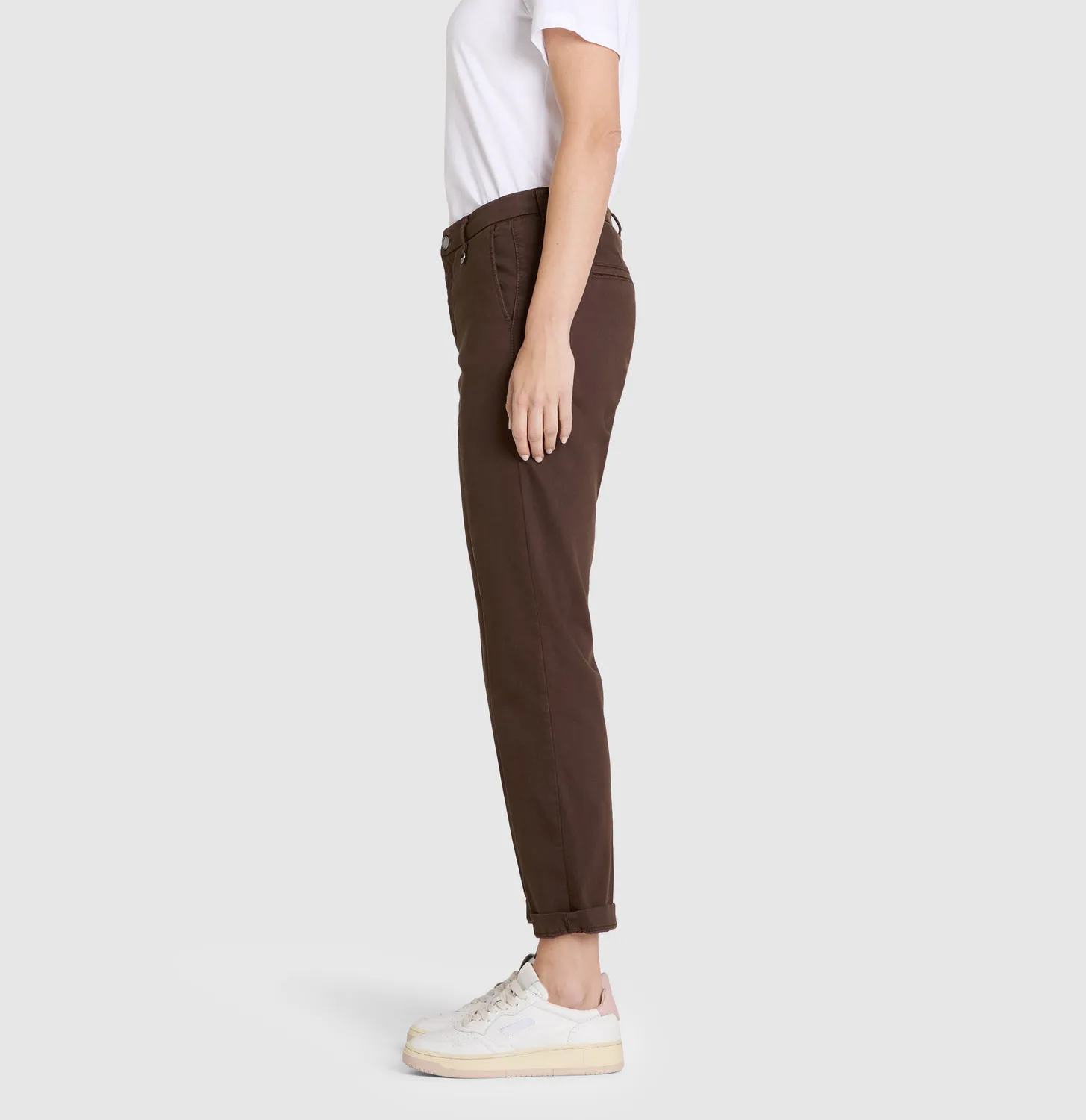 MAC Chino Turn Up 3075 slim chinos brun