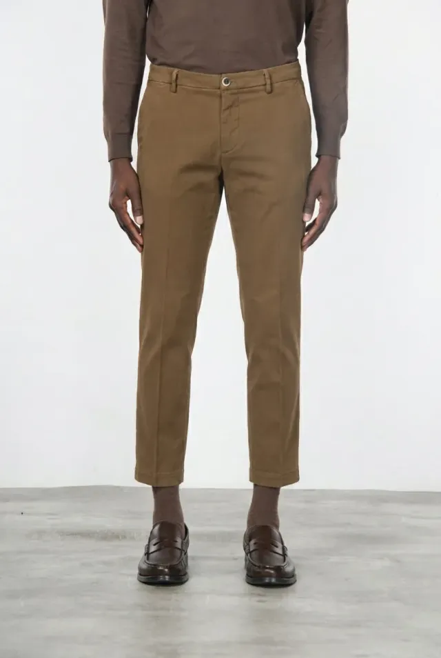 Mason's Milano chino taupe extra slim