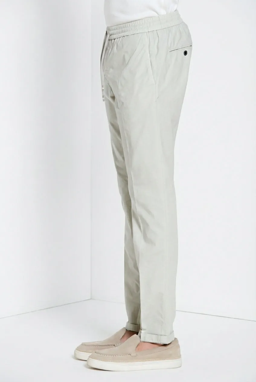 Mason's Milano Jogger Travel chinobukser perlegrå slim