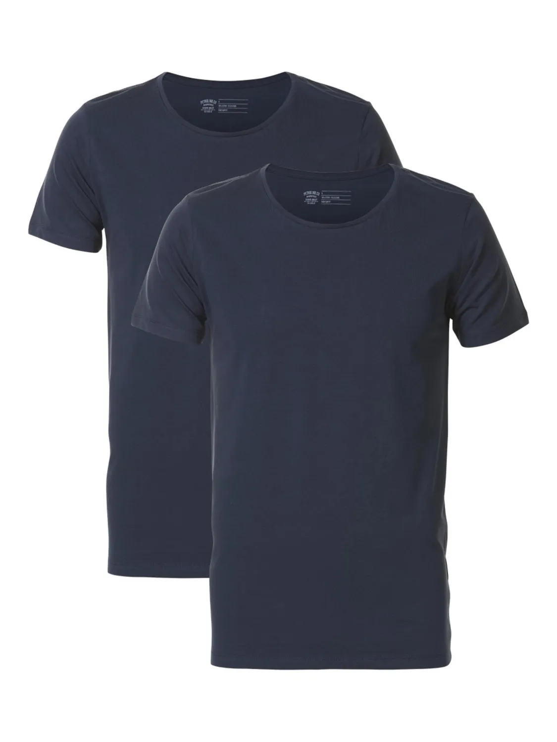 Petrol Industries Basic 2-pack t-shirts rund hals