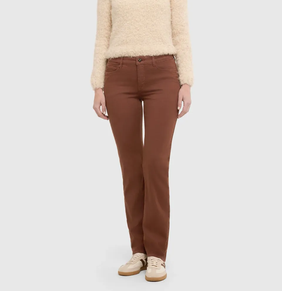 MAC Dream straight damejeans brun hyperstretch