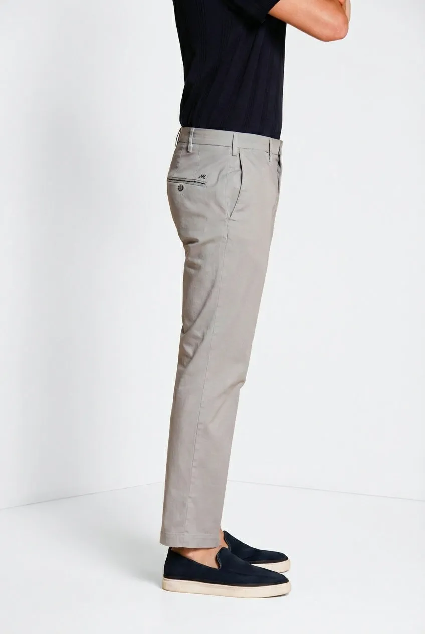 Mason's New York chinos grå stretch regular fit