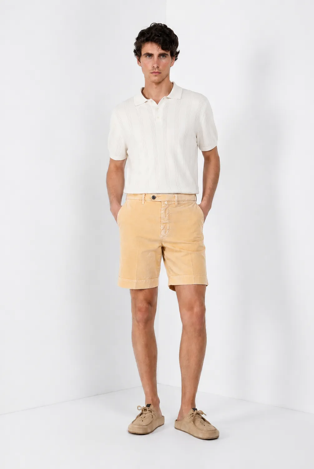 Mason's Boston chino bermuda koral relaxed fit