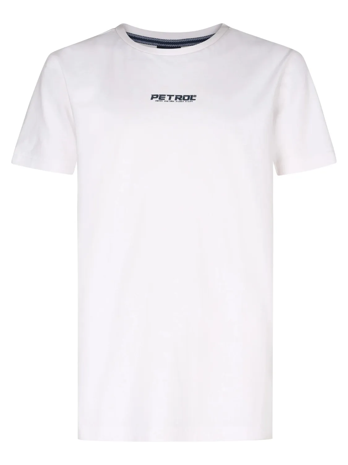 Petrol Industries Logo Sandspur t-shirt bright white bomuld