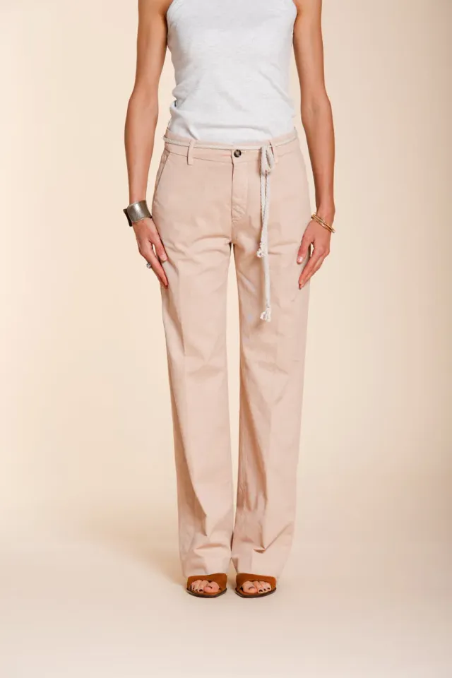 Mason's New York Straight chinobukser rosa hør