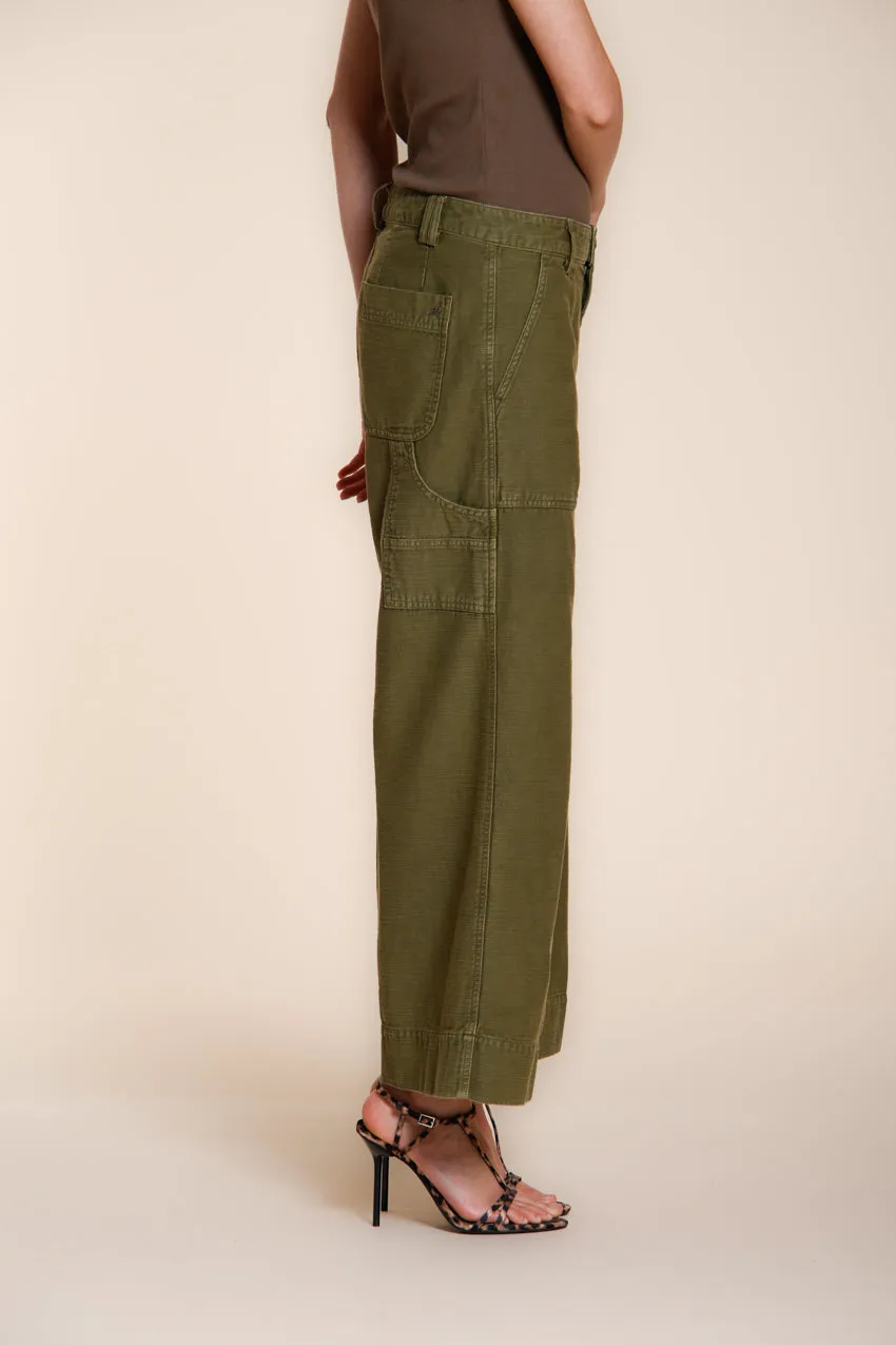 Mason's Dallas Wide cargobukser dame salvie straight