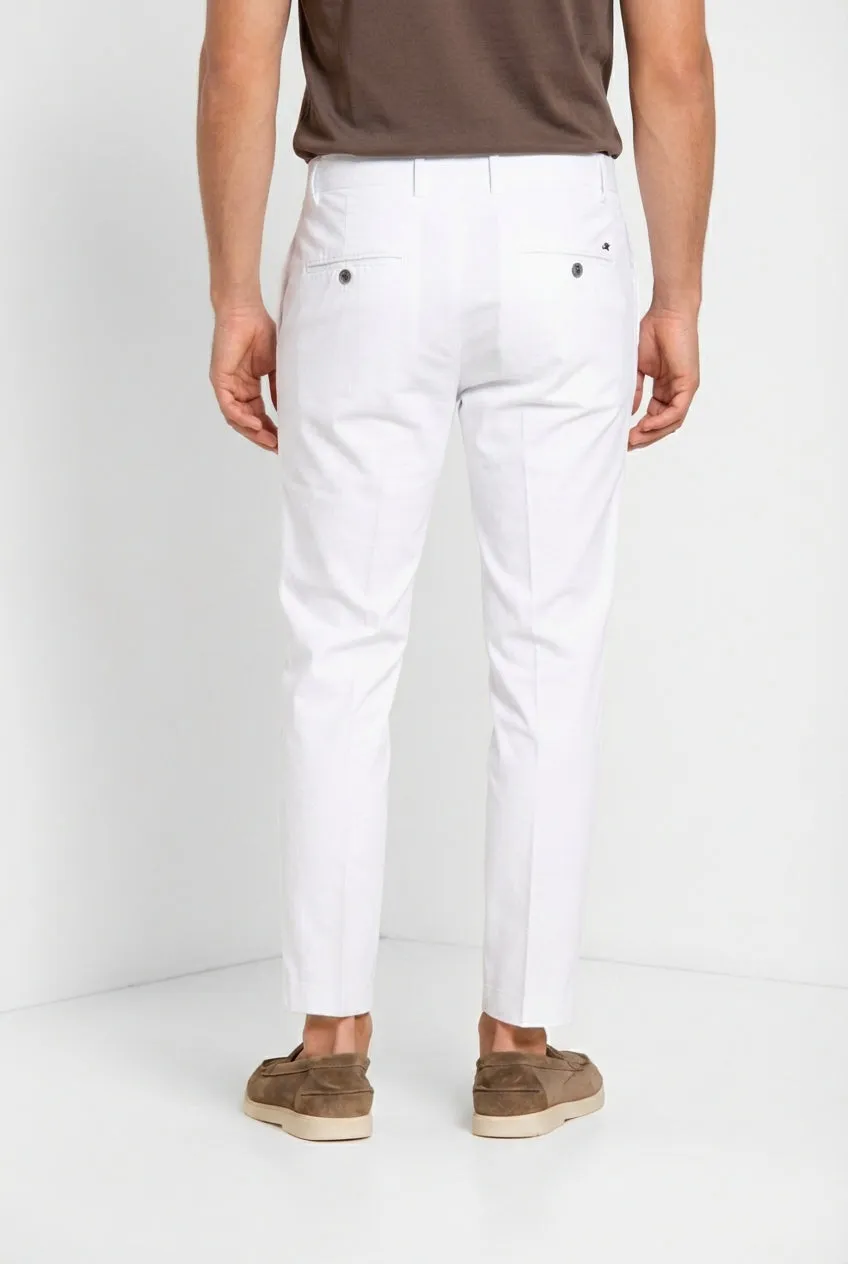 Mason's Milano chino bukser hvid extra slim stretch
