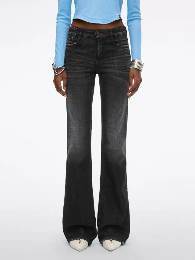 Miss Sixty Magic Plus flare jeans Black Fog stretch