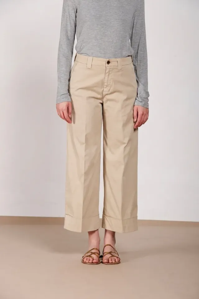 Mason's New York Studio Cropped chinos dame smørgul straight