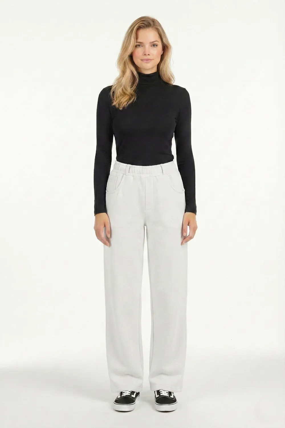 Organsk Studio Trouser bukser hvid stretch XS-XL
