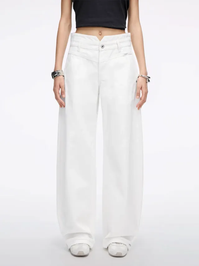 Miss Sixty Alice barrel jeans hvid løs hverdagsfacon