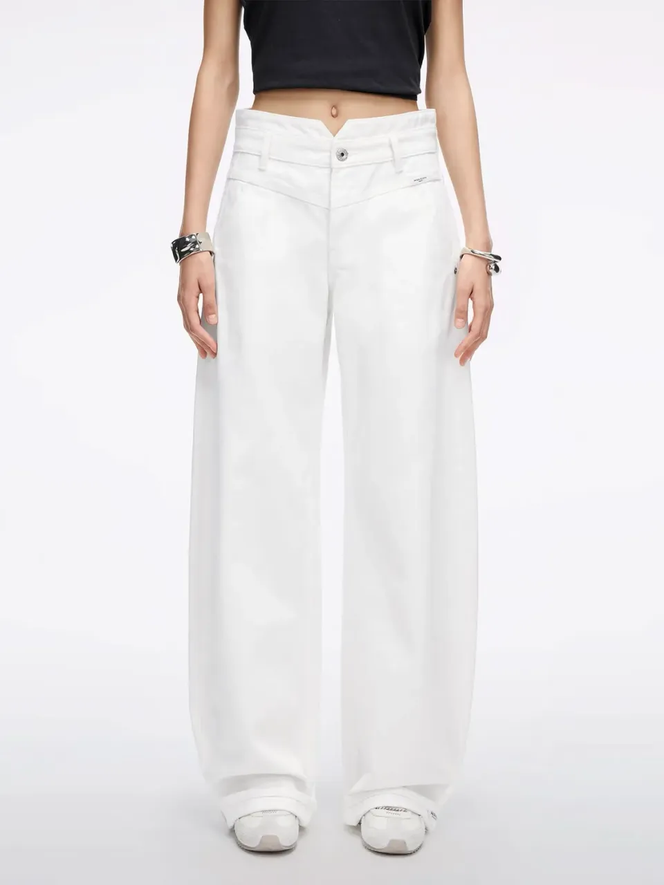 Miss Sixty Alice barrel jeans hvid løs hverdagsfacon