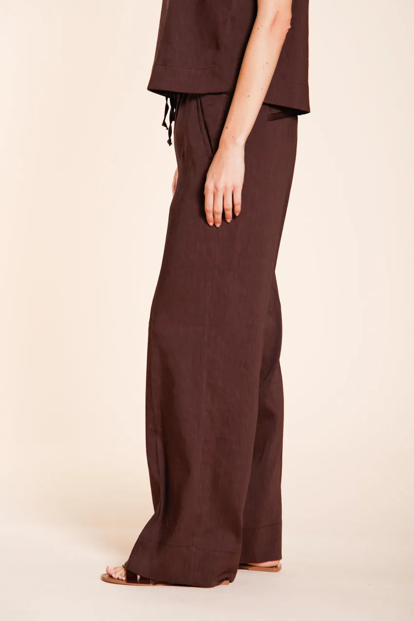 Mason's New York Studio Elax chinos brun hør straight