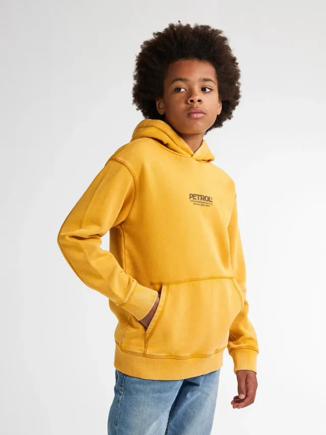 Petrol Industries Klamath hoodie drenge bomuld sunflower