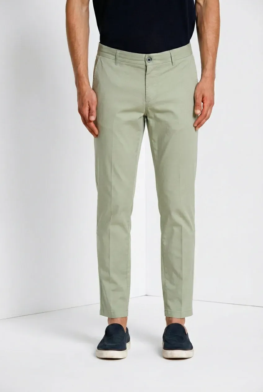 Mason's Milano chinos stucco pastelgrøn extra slim