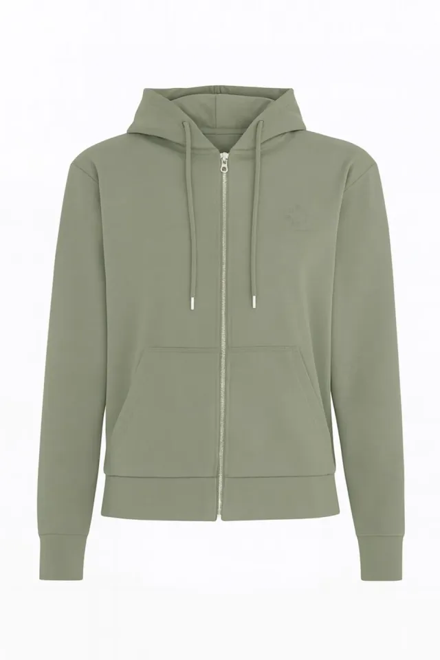 Organsk The Classic Organic hættejakke pastelgrøn – fleece