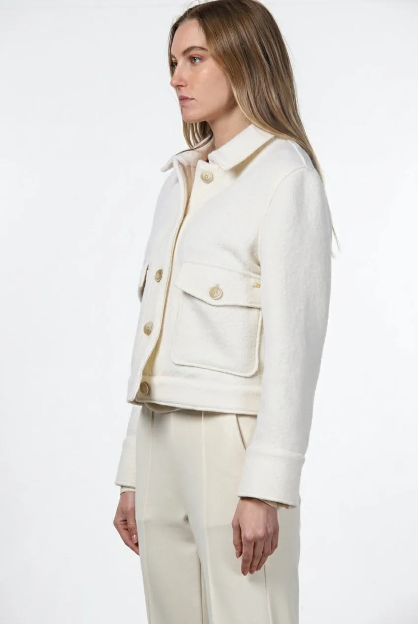 Mason's Odette jakke creme uld bouclé dame