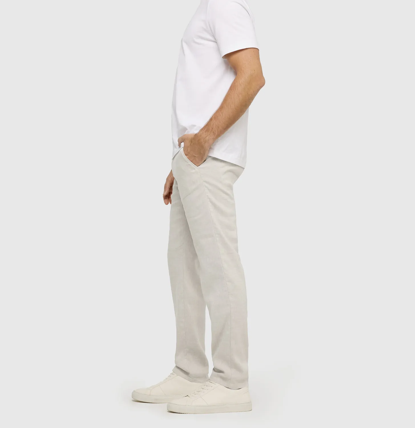 MAC Lennox Sport hørbukser beige modern fit