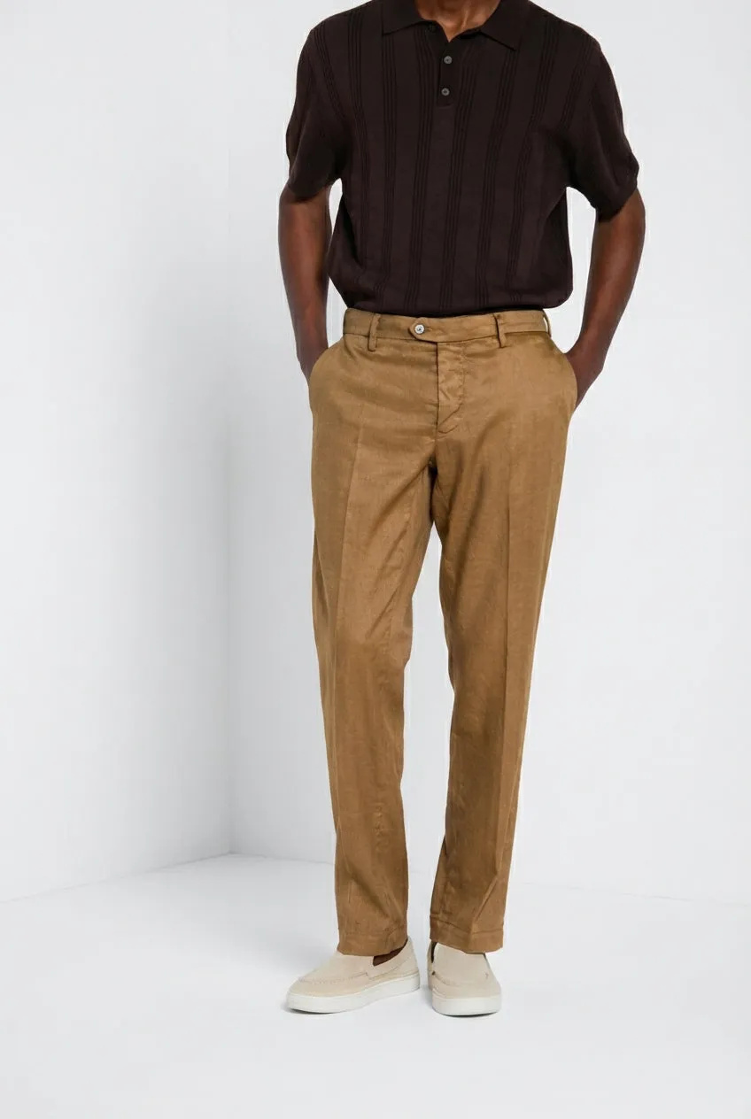 Mason's New York Icon Flex chinos regular træbrun