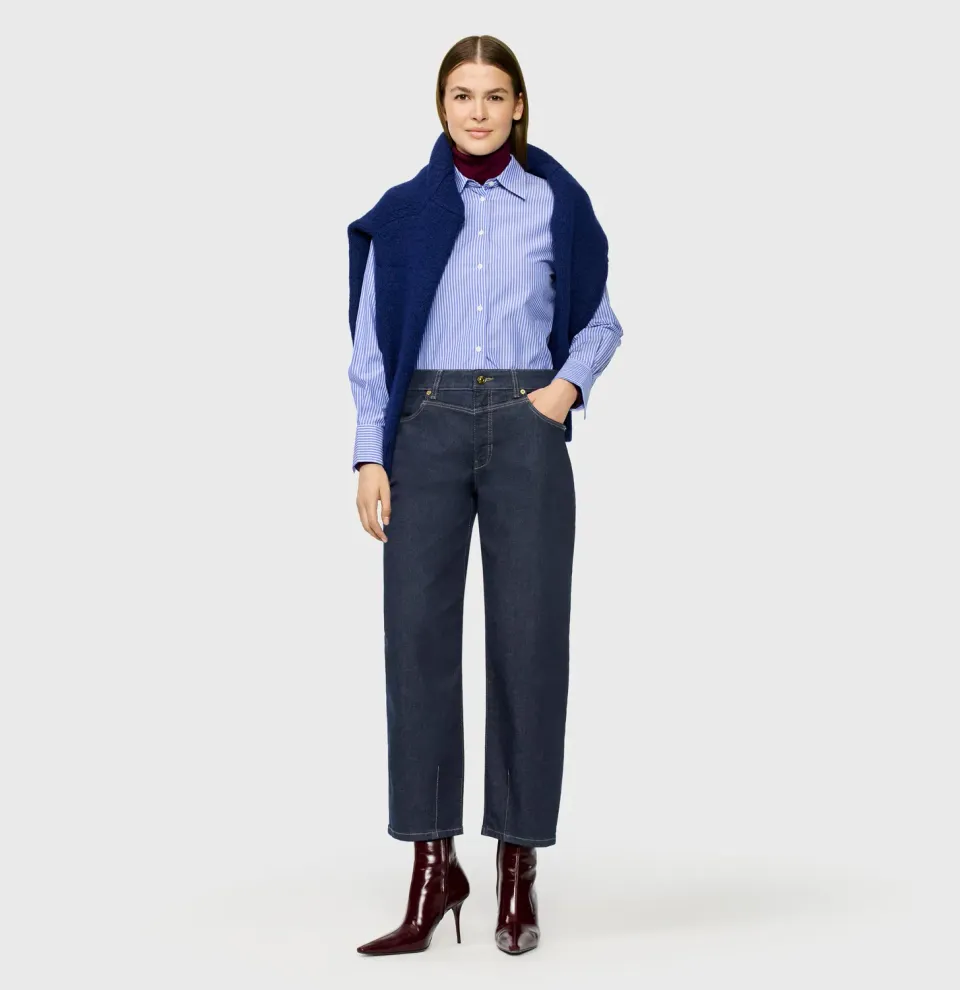 MAC Bobbie 3122 jeans mørkeblå relaxed barrel fit