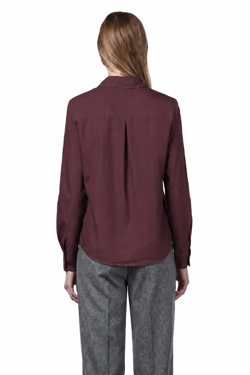 Mason's Sharon skjorte bordeaux poplin