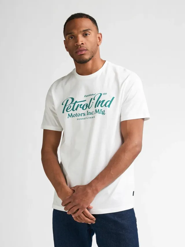 Petrol Industries Anderson t-shirt print bomuld