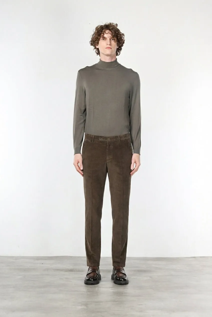 Mason's Milano chinos brun fløjl extra slim
