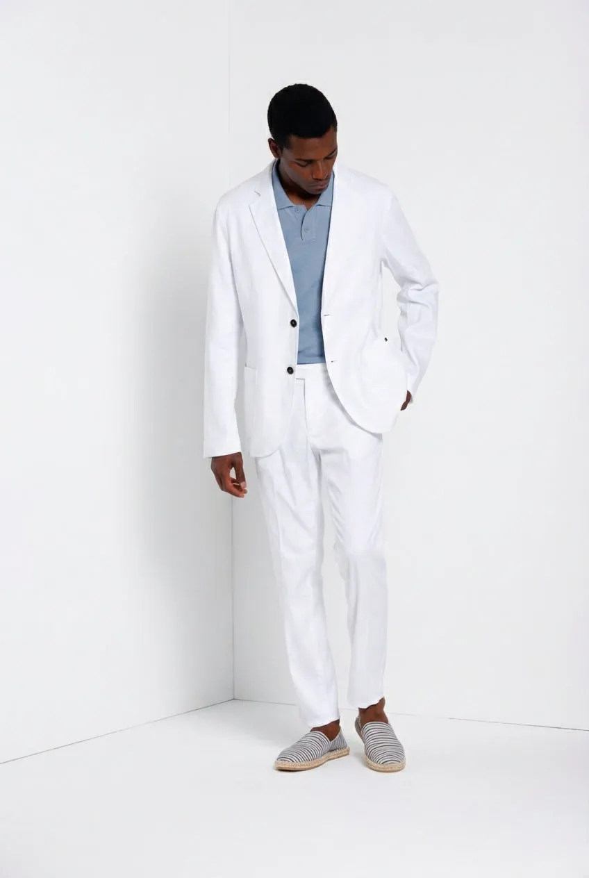 Mason's Milano Jogger chinobukser hvid hør