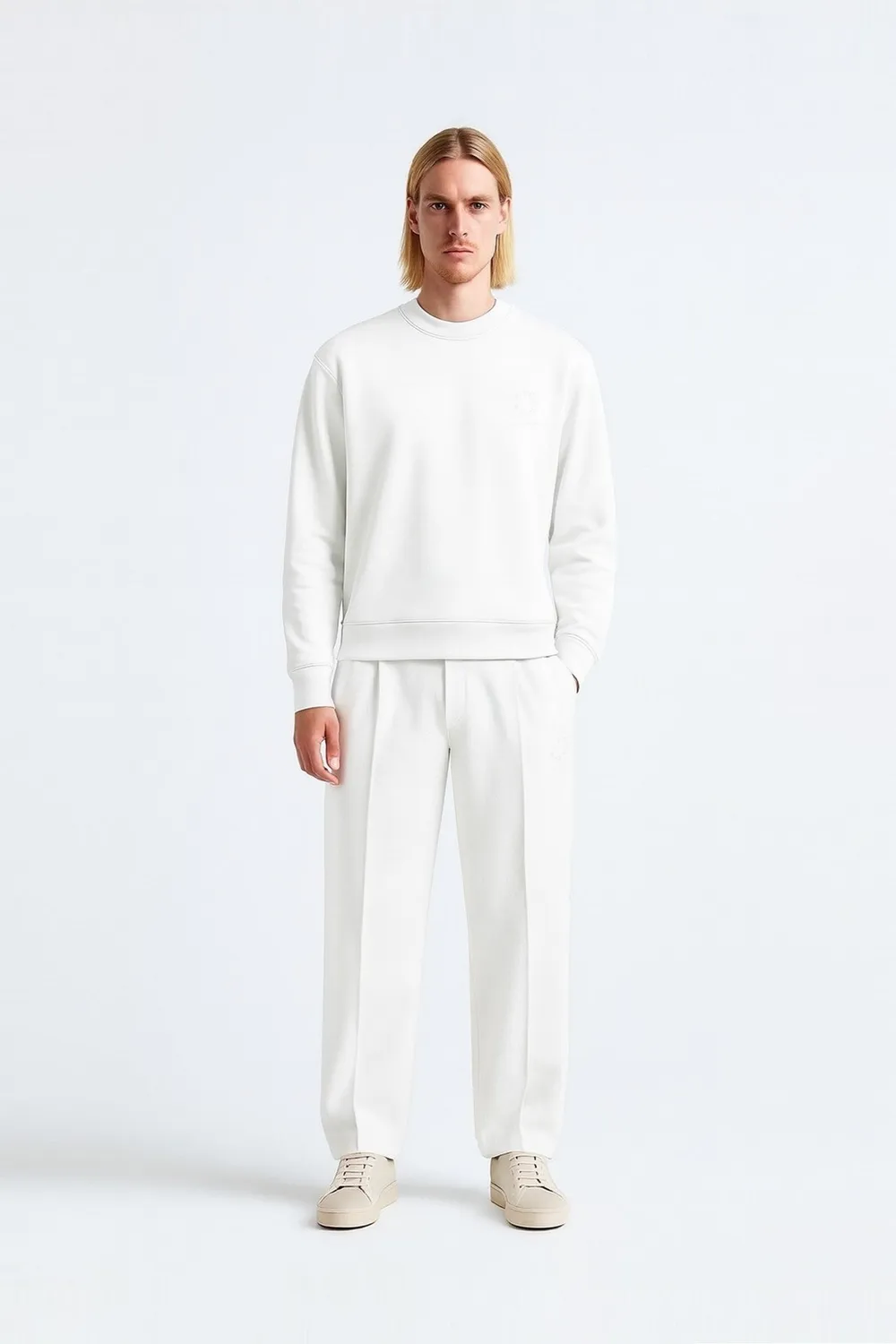 Organsk Classic Organic sweatshirt hvid – unisex