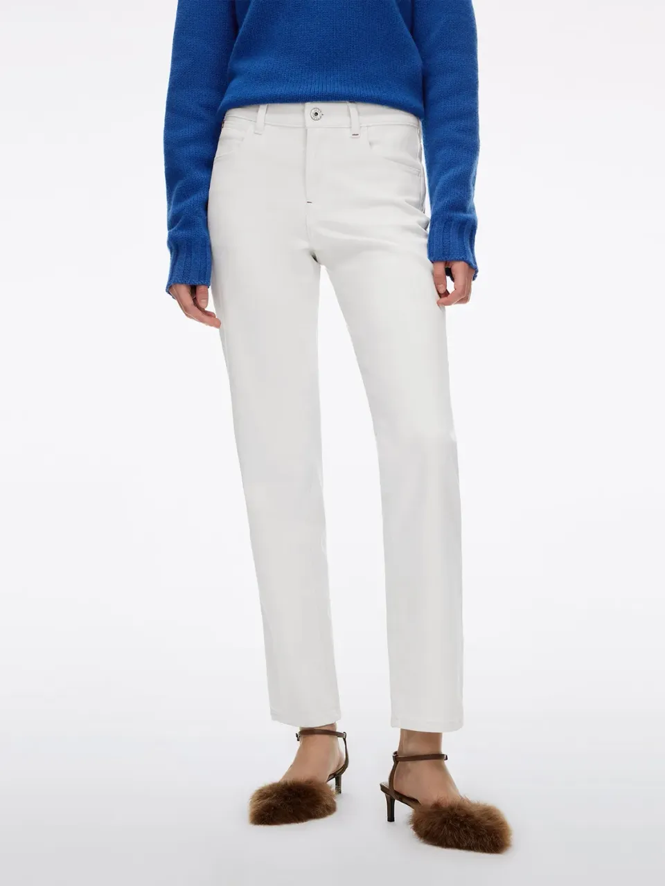 Miss Sixty Emma straight jeans hvid stretch varm