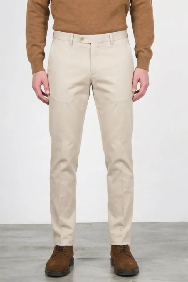 Mason's Torino Flex chinos latte slim satin
