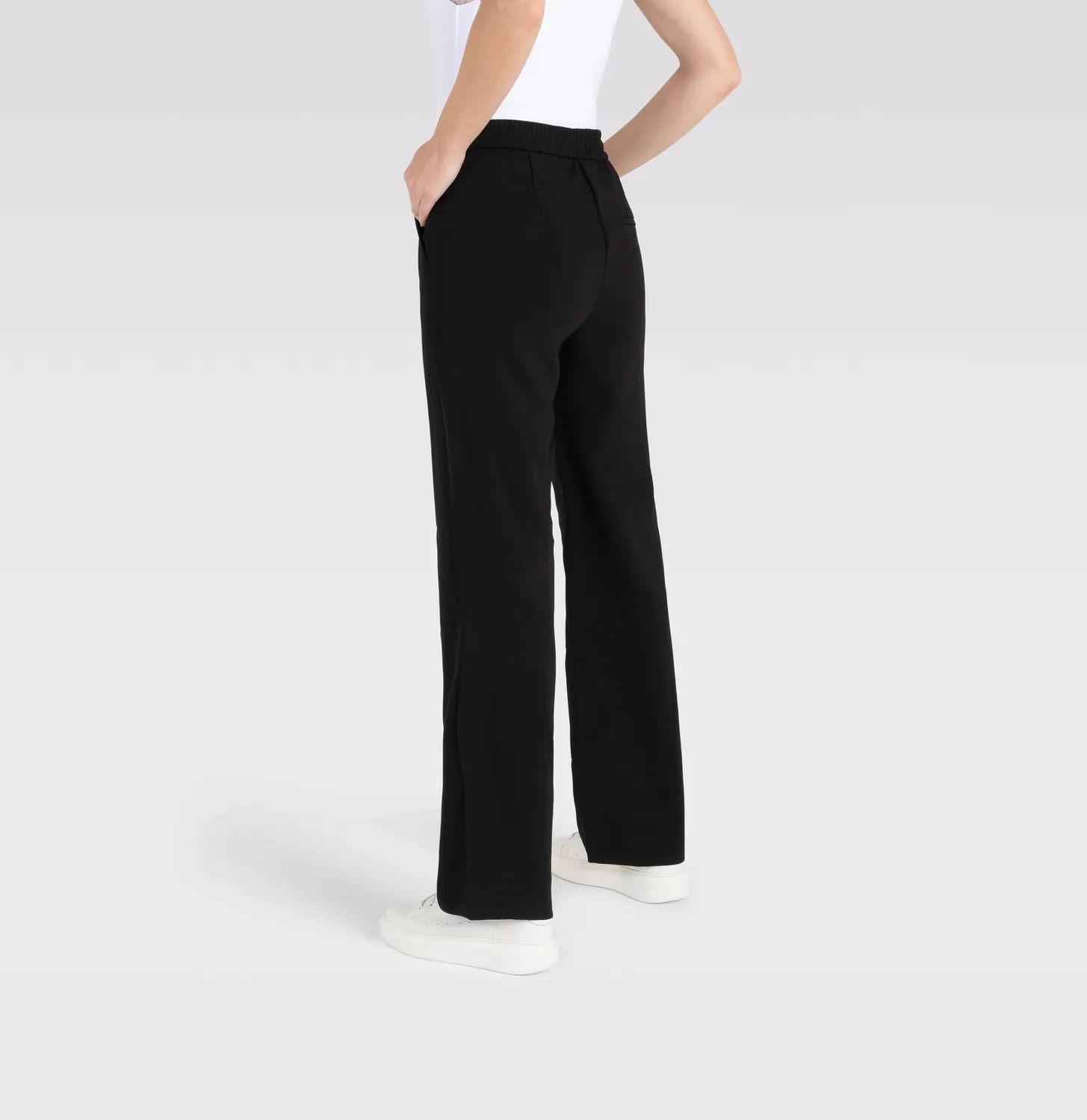 MAC Chiara 2177-00-0231L bukser sort wide leg