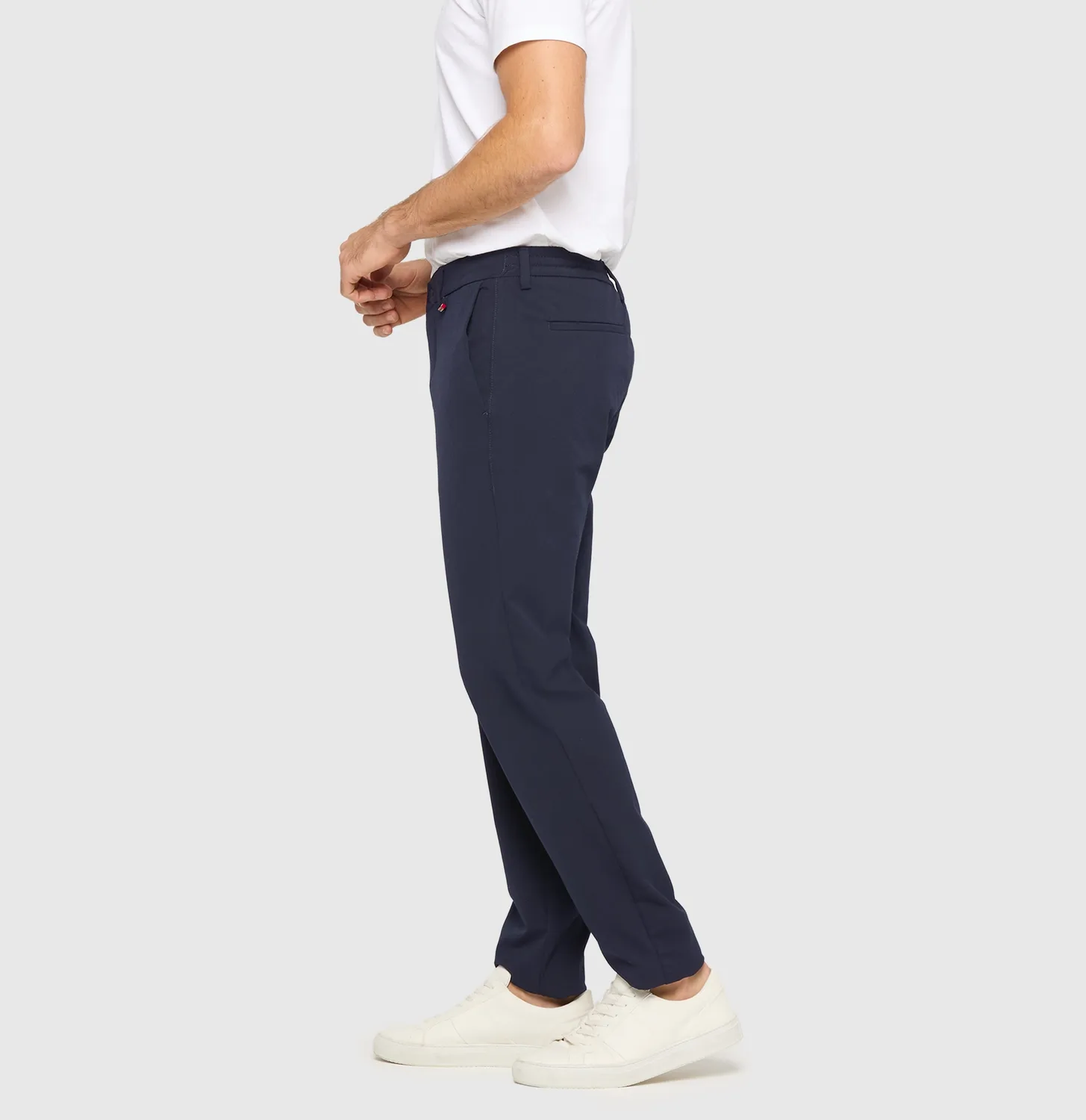 MAC Traveller 6000-00-0737L stofbukser mørkeblå rejse