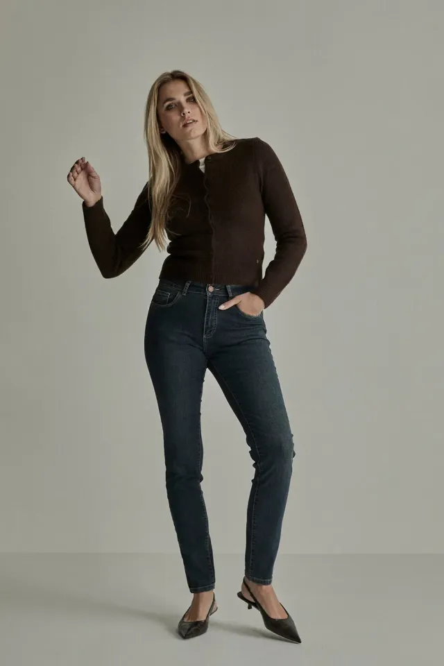 Para Mi Celine skinny jeans Old Blue høj talje