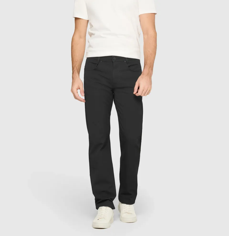 MAC Arne Modern Fit gabardine bukser sort
