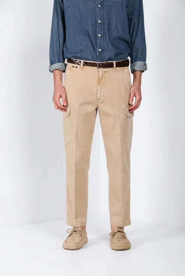 Mason's Chile M74 cargo bukser kaki relaxed