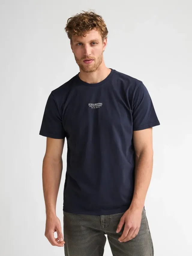 Petrol Industries Foster T-shirt royal navy bomuld