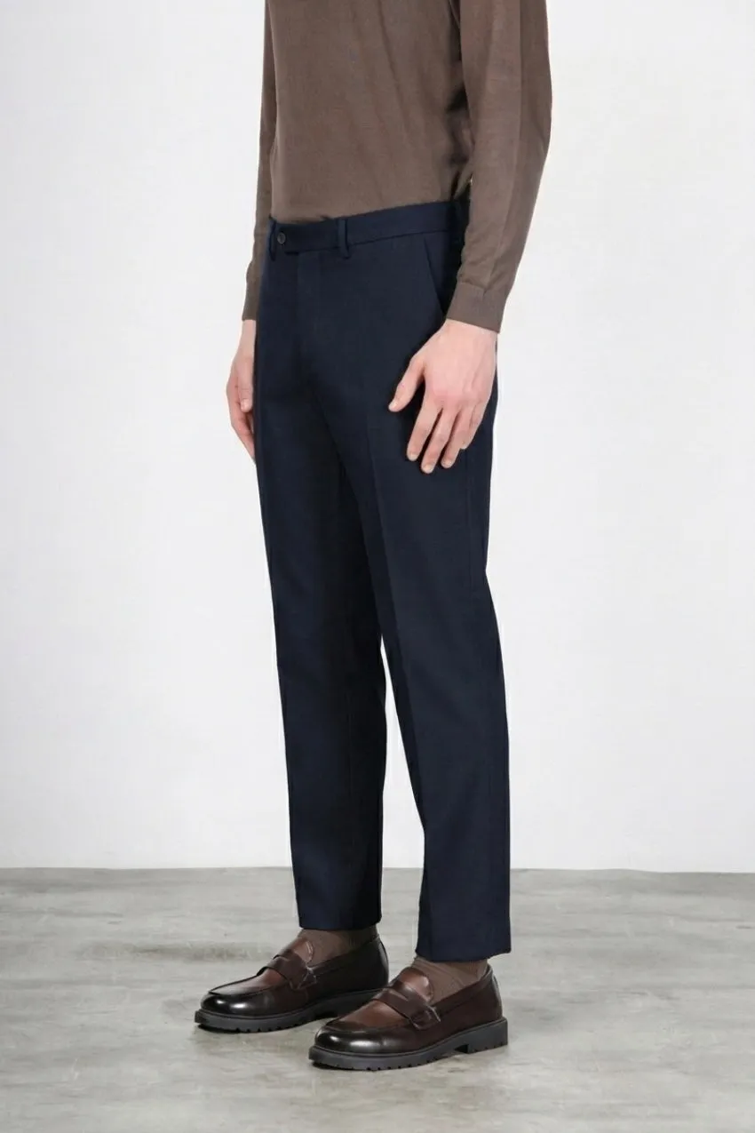 Mason's Paris chinos mørkeblå stretch carrot fit