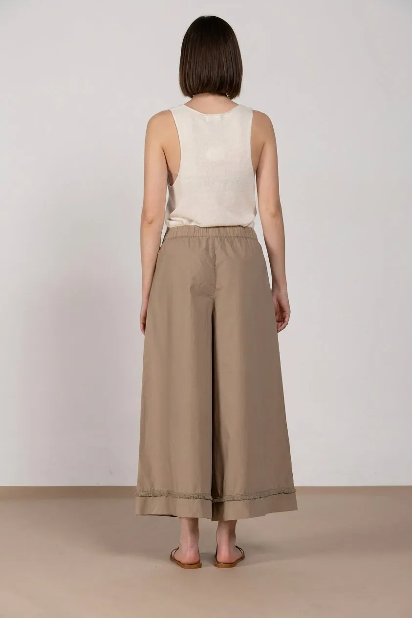 Mason's Portofino Cropped jogger mørk beige