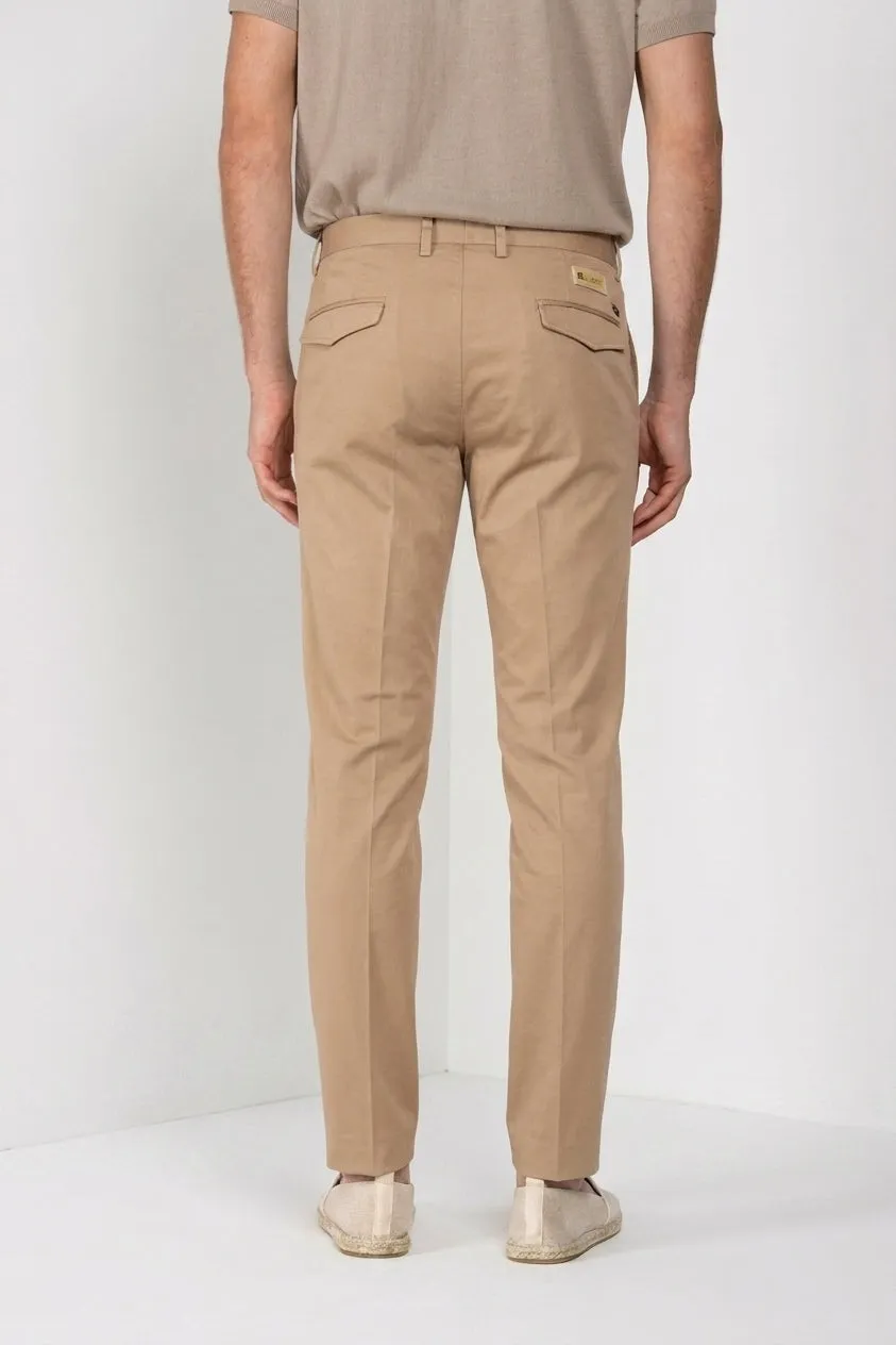 Mason's Torino City chinobukser beige silke slim