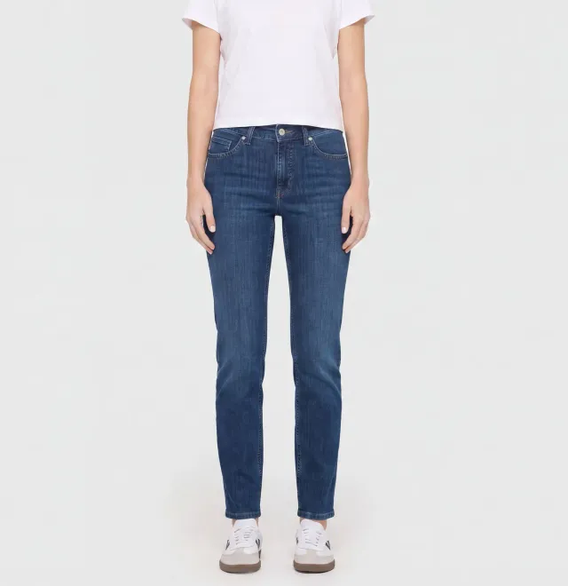MAC Melanie 5004-90-0378 jeans mørkeblå straight fit