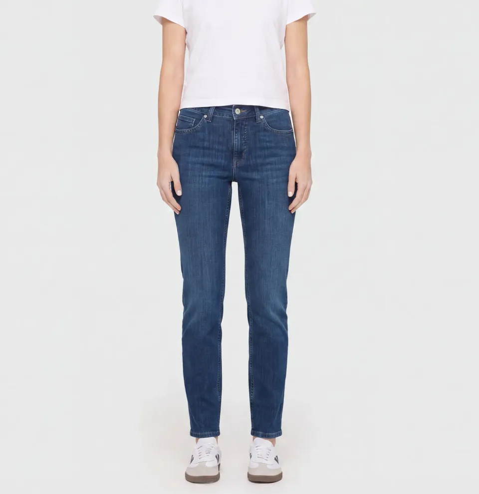 MAC Melanie 5004-90-0378 jeans mørkeblå straight fit