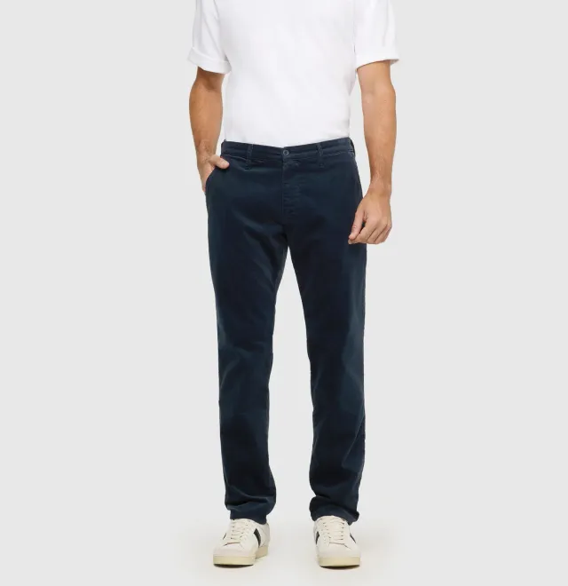 MAC Driver Pants fløjlsbukser mørkeblå regular