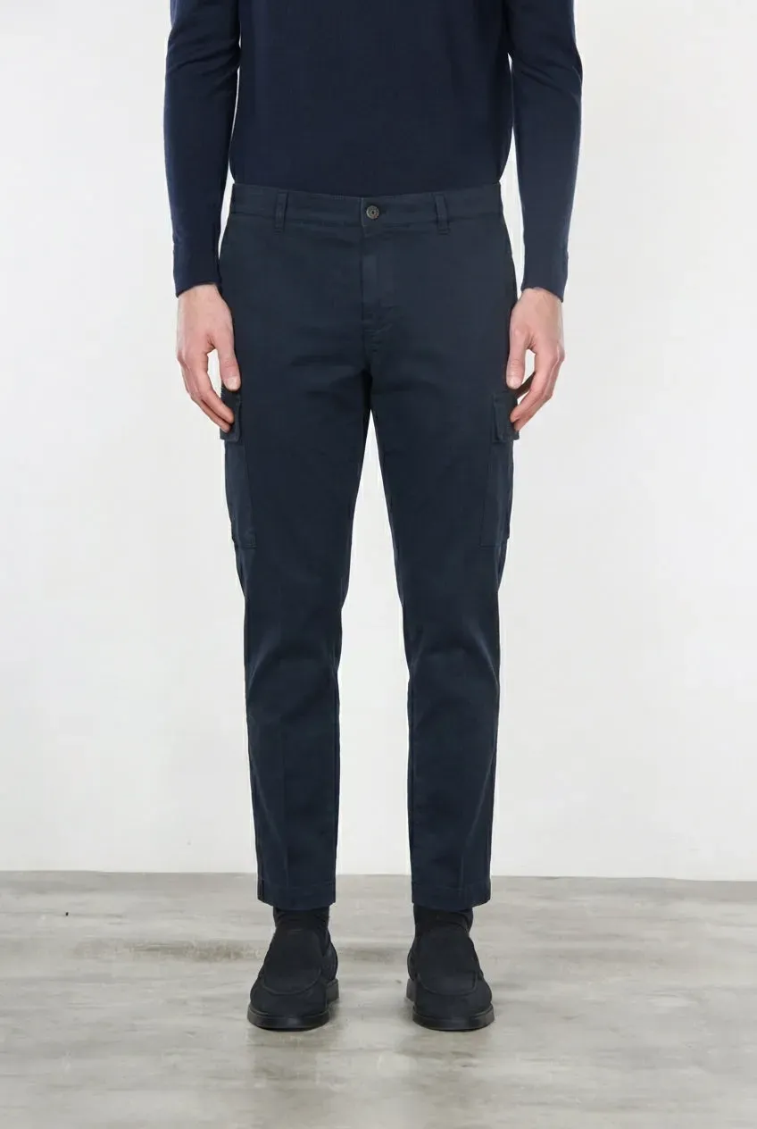 Mason's Chile Regular cargobukser navy stretch