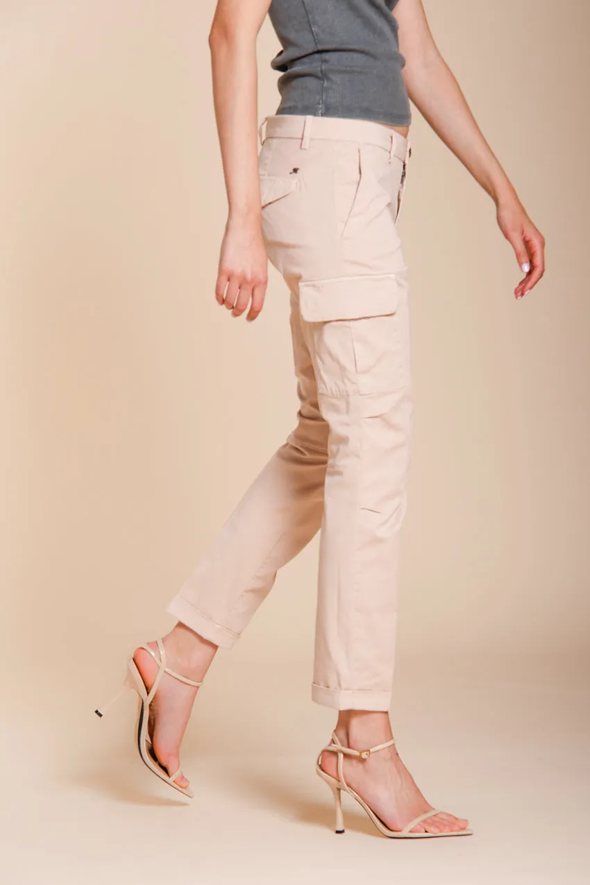 Mason's Chile City cargo rosa slim fit gabardine