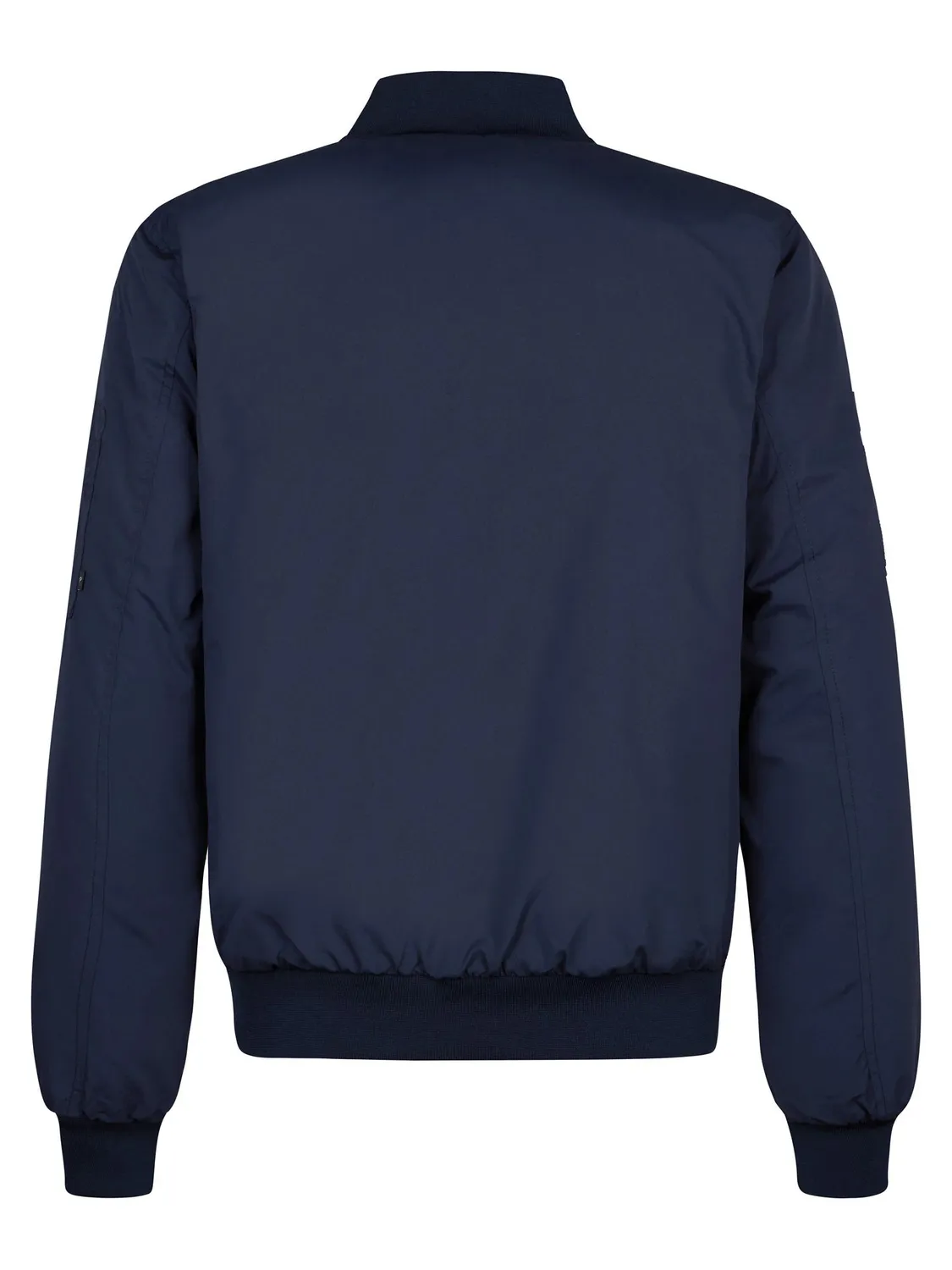 Petrol Industries Travel bomberjakke sort polyester ribkant
